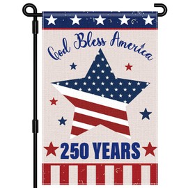 250th Anniversary American Garden Flag - Double-Sided Design