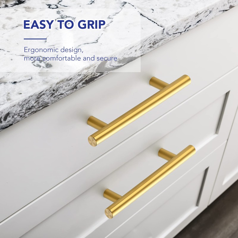 10 Pack 7.38 Inch Length Kitchen Cabinet Handles with 5