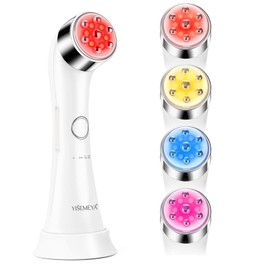Gesichtsmassagegerät Hautstraffung Maschine, 4 Farbe LED-Licht-Therapie-Maschine, fördern Gesicht Creme Absorption Stärkung Elastizität Ändern Falten Professional Care Anti-Aging Hautpflege-Tools