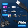 Usb splitter Male to Dual USB Female Cable Adapter, for