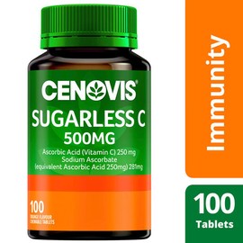 Cenovis Sugarless C 500mg Orange Flavour 100 Chewable Tablets