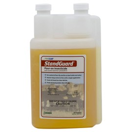 Neogen 1907840 Prozap StandGuard Pour-On 900 mL Insecticide, Yellowish, Brown