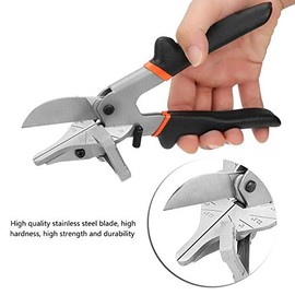 Multi-Angle Scissors PVC Channel Pipe Multi Angle Mitre Seal Scissors Trim Cutter Hand Tool 0°-135° Adjustable