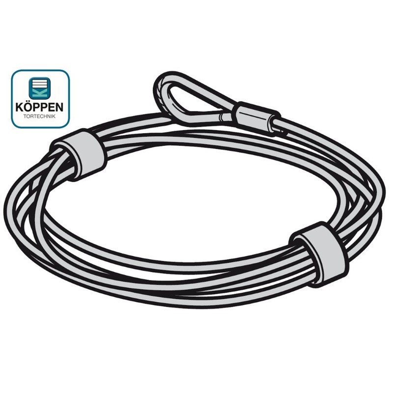 Cable set Ø 3 mm fitting Hörmann sectional garage doors