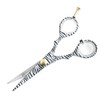 Sanguine Zebra Hairdressing Scissors, 5-Inch, Includes Zebra Bag