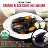 Antichi Poderi Organic Black Squid Ink Pasta Linguine - Black