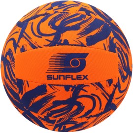 Sunflex® Neoprene Accessories Beach and Fun Ball Funky Scribble Size 3 | Volleyball & Beach Ball Soft & Lightweight for the Beach & Water | Play Ball Extremely Robust & for All Age Groups