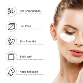 120 Pairs Hydrogel Under Eye Patches for Eyelash Extensions