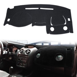 puxhig Dashboard Cover Custom Fit for Mitsubishi Eclipse/Eclipse Spyder 2000-2005,2001-2002 Dodge Stratus & Chrysler Sebring 2 Door Coupe Dash Cover Mat Carpet Pad (Black)