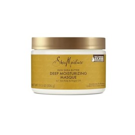 Shea Moisture Deep Treatment Hair Mask to Promote Healthy Hair Growth, Raw Shea Butter with Sea Kelp & Argan Oil, Curly Hair Products, Family Size, 16 Oz