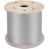 VEVOR 1/4" Stainless Steel Cable 200FT, T304 7x19 Tighter Core