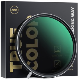 Walking Way 49 MM True Color Variable ND2-ND32 Filter (1-5 Stops) | Adjustable Neutral Density ND Fader Lens Filter | Nano-Coating Vario VND ND2 ND4 ND8 ND16 ND32 Filter