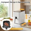 DUMOS 3 Qt Air Fryer, Compact Digital Airfryer with Auto