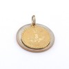 Unbranded Girls Golfing Golfer Gold Plated Disc Charm Pendant New