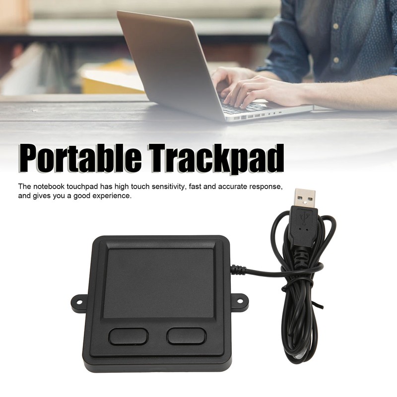 Wired USB Touchpad Embeddable Touch Sensitivity Multi Function Portable Trackpad