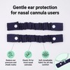 1pc Elastic Nasal Cannula Strap Ear Protectors for Oxygen Tubing-Blue