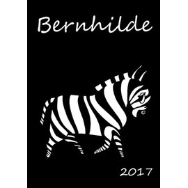 2017: personalisierter Kalender 2017 "Bernhilde" - DIN A5 - eine Woche pro Doppelseite