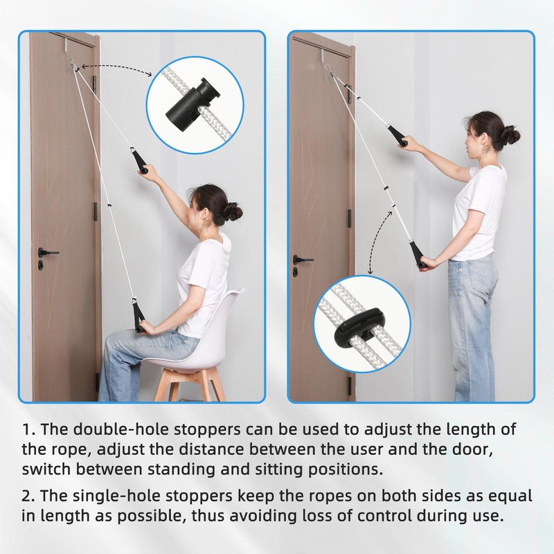 Fanwer Shoulder Pulley, Over The Door Exercise Pulley for Rotator