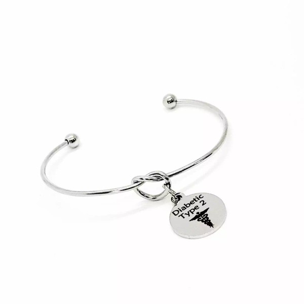 JKCE Designs Diabetic Type 2 Bracelet, Medical Notification, Diabetic Type