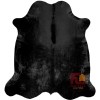 Fortezzaoutlet Cowhide Rug Solid Black | Premium Quality | Large
