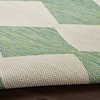Nourison Positano Indoor-Outdoor Blue Green 8' x 10' Area Rug,