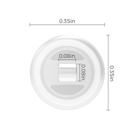 HILEEN 6 Pairs Replacement Nose Pads Nose Pieces for Oakley Tincup OX3184|Tincup Carbon OX5094|Gauge 5.1 OX5125|Tenon OX5147|Tie Bar 0.5 OX3006|Money Clip OX5145|Conductor 0.5 OX3187 Eyeglasses