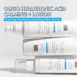 Blanc Doux Oligo Hyaluronic Acid Calming+ Lotion 150ml 5.07 fl. oz. for Sensitive and Dry Skin Types VEGAN Certified Sodium Hyaluronate (1,500ppm), Allantoin, Hydrogenated Polydecene