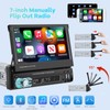 Single Din Flip Out Screen Car Stereo with Wireless Carplay