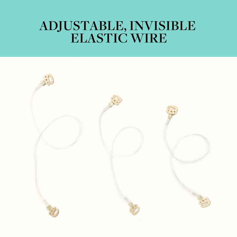 DOORES Blonde Wire for Hair Extensions 8pcs 18.5cm 24.5cm 30cm