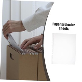 Ciieeo 100pcs A4 File Bag Clear Page Protectors Book Sleeve Plastic Sleeves Plastic Page Protectors Binder Sleeves Document Bag Clear Paper Sleeves Protector Pp 5c Magazine Water Proof
