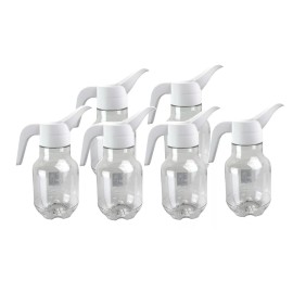 Dimartino Food Grade BPA Free Plastic Water Jug 67.6 oz / 2L Restaurant Style Pitcher - 6 pitchers