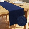Encasa XO Dining Table Runner | Embossed Velvet | 32x150