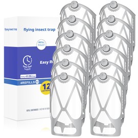 UBeesize UBeesize 12 Pack Refill Cartridge for Zevo M364 and Max, Replacement Refill Compatible with Zevo Plug-in Light, 100% Fit (12 Cartridges)