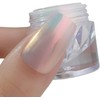 Polvo para uñas plateado efecto metálico fino VOCUE