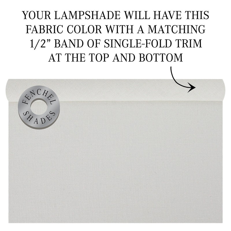 Thomas O'Brien Bryant Sconce TOB2002 Compatible Replacement Lampshade (Linen Snow)