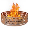 WILD DIGGER Fire Pit Ring, 30" Steel Fire Ring Heavy