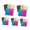 Tofficu 5sets 25pcs Smooth Blank Business Cards for DIY Engraving