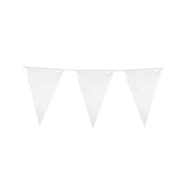 Boland Elegant Decoration Bunting Banner 45x30 cm - Durable White Plastic/Polyethylene, Perfect for Parties, Easy to Hang, Versatile for Events.