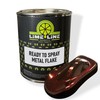 LiME LiNE Brandywine Metal Flake Automotive Basecoat- No Reducer Needed,