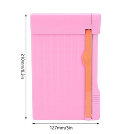 Paper Trimmer A5 Guillotine Paper Cutter Cutting Artifact for Coupons, Paper Crafts and Photos, 3 Sheets Capacity