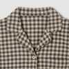 JAJU [JAJU/자주] 여 플란넬 파자마 세트_다크 그린 [JAJU] Women's Flannel