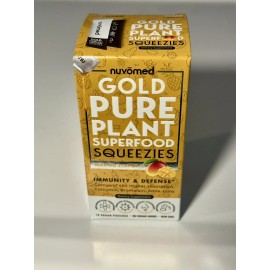 Pure Nuvomed Gold Pure Plant Superfood Squeezies Immunity & Defense 10 Liquid Packs