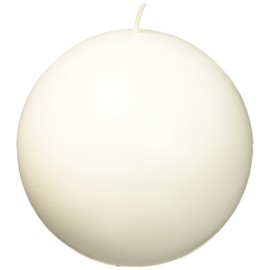 4 Inch White Ball Candles