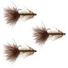 The Fly Fishing Place Tungsten Bead Brown Balanced Leech Streamers