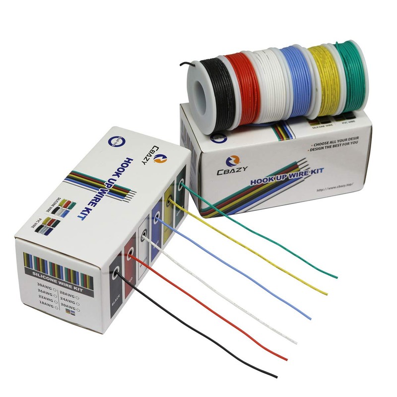 CBAZY™ Hook up Wire Kit (Stranded Wire Kit) 28 Gauge
