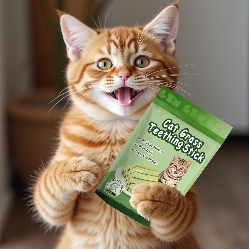 NSWXZDS 6Pcs Cat Toys Cats Grass Treat for Indoor Cat