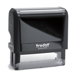 Customized Name and Address Stamp/Self Inking Personalized Blue Ink Stamper - up to 5 Lines