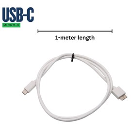 AJPARTS UK Micro B to USB C Adapter, 5Gbps High-Speed Data Transfer, Compact and Lightweight, Compatible with External Hard Drives, Cameras, and More WHITE