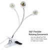 Bonlux E26 Clamp Lamp Fixture, Flexible Neck Clip Light Fixture