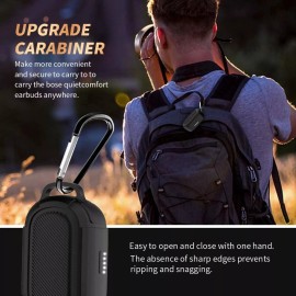 Estuchelandia Funda Carcasa De Silicon Para Earbuds Bose Quietcomfort